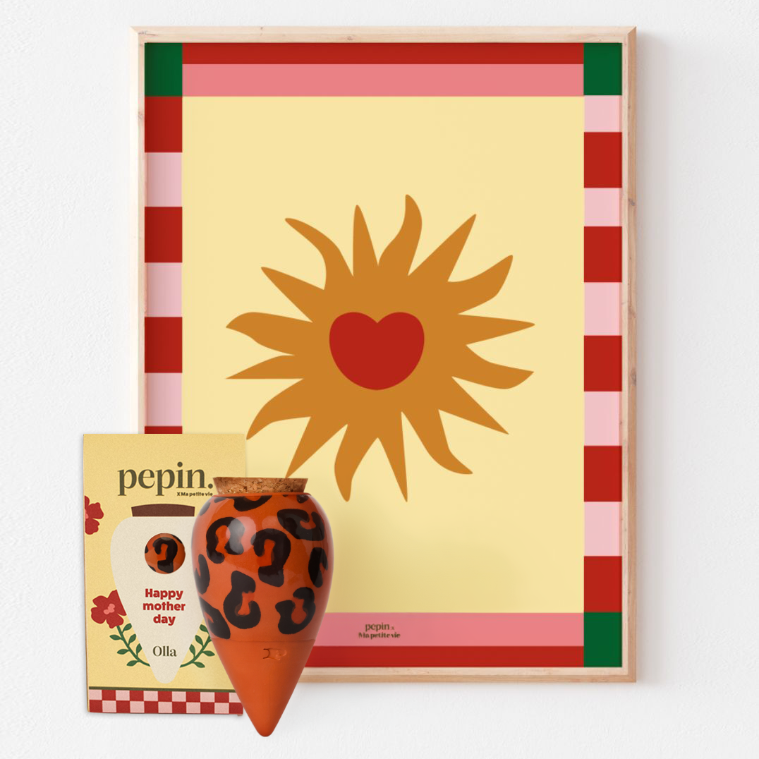 Fêtes des mères - Affiche Ma Petite Vie & Olla Léopard Macchiato