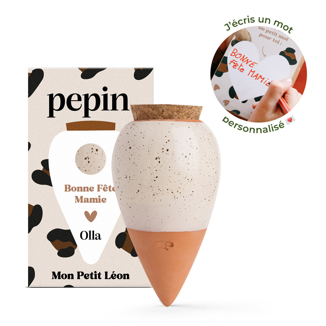 Edition limitée Bonne Fête Mamie - Olla Blanc Grainé