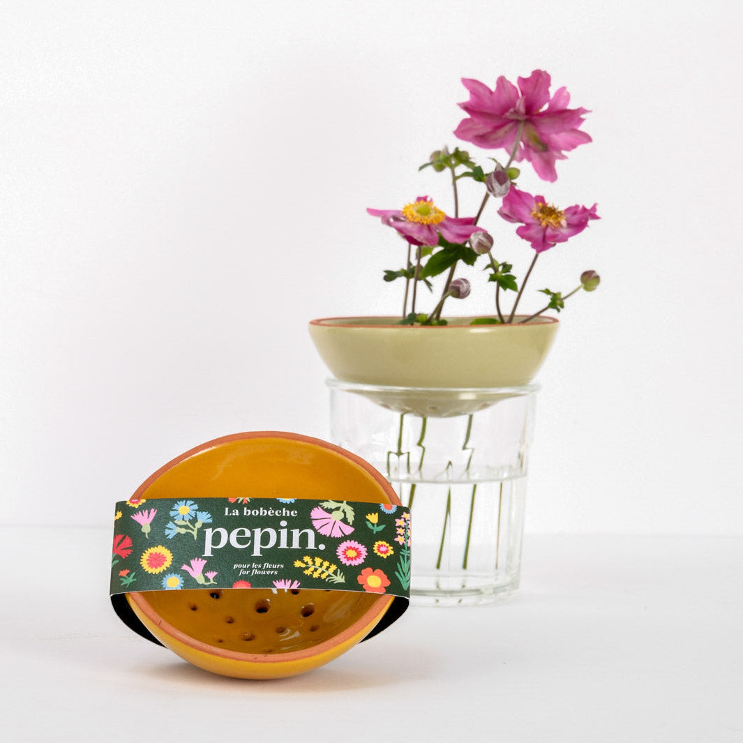 Bobèche Flowers - Sinapinkeltainen