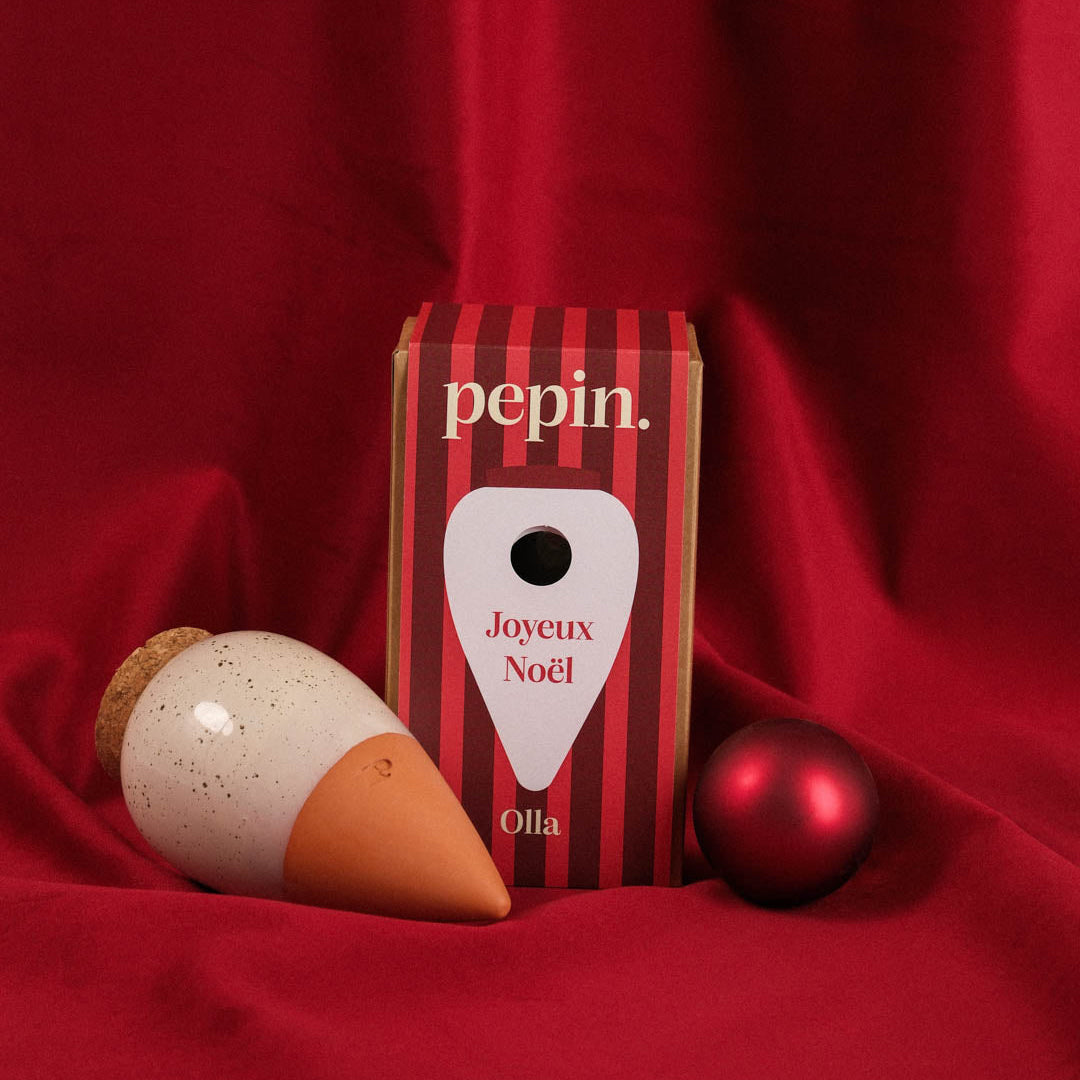 Édition limitée Noël - Olla Blanc grainé