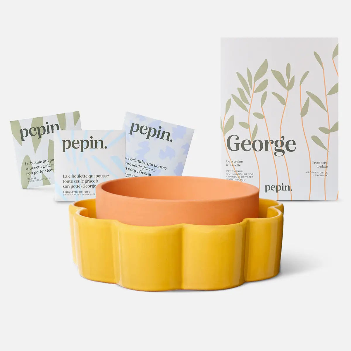 George, the complete ready-to-grow kit - Mustard yellow