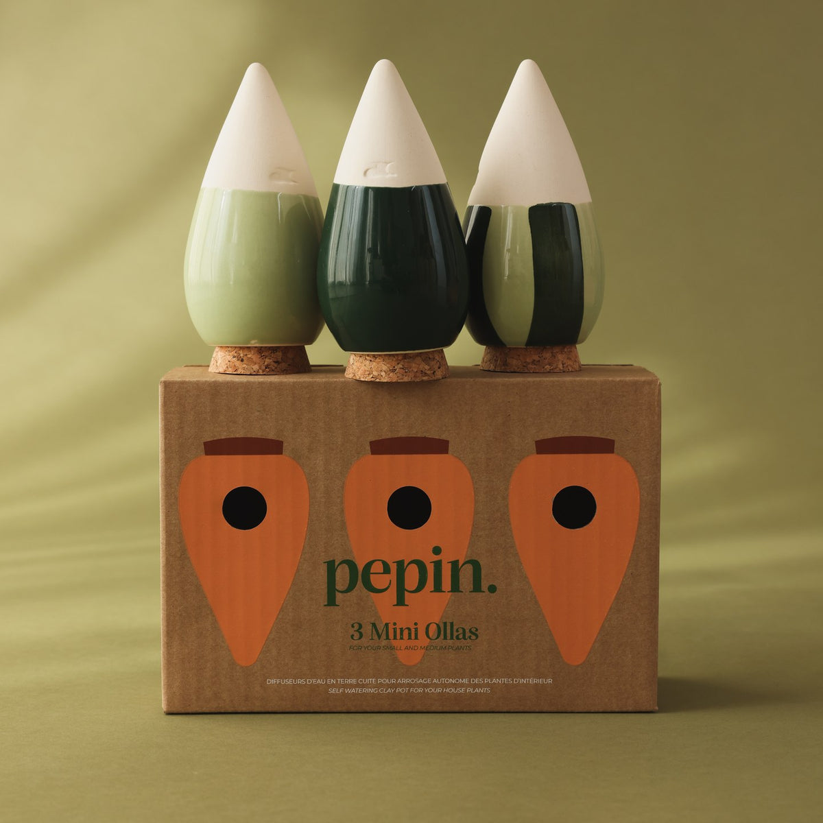 Trio Mini Ollas - Les Verts