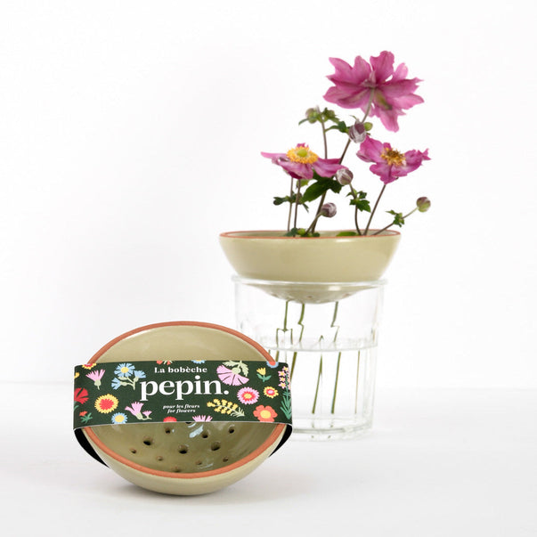 Blumen-Bobèche – Salbeigrün