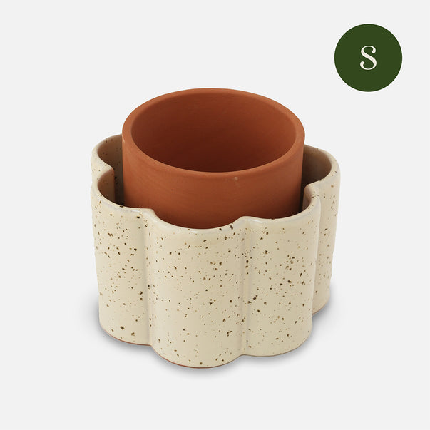 Vaso autonomo Paula - Bianco