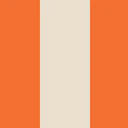 Olla - Orange and cream striped